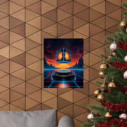 Retro Power-Up Floating - Gaming Culture Art Print (Matte Poster) - Moikas