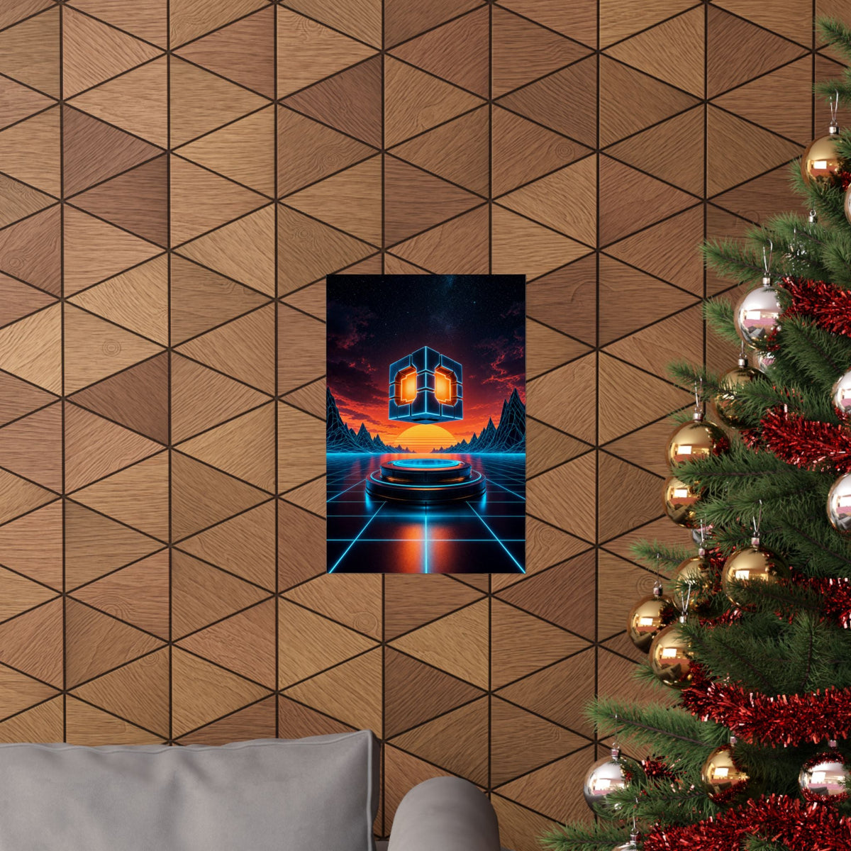 Retro Power-Up Floating - Gaming Culture Art Print (Matte Poster) - Moikas