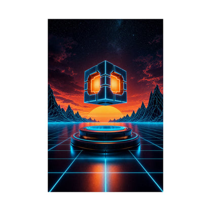 Retro Power-Up Floating - Gaming Culture Art Print (Matte Poster) - Moikas