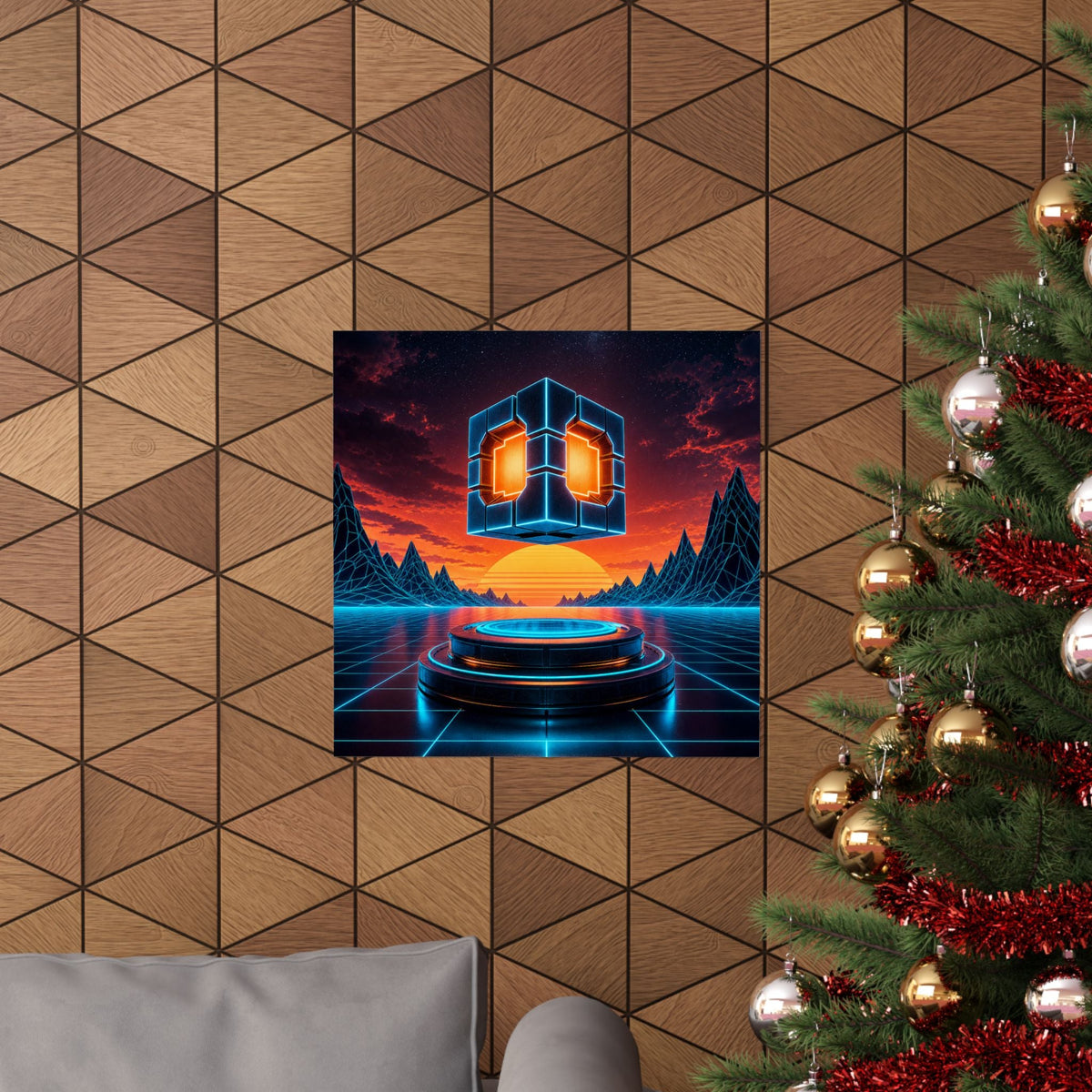 Retro Power-Up Floating - Gaming Culture Art Print (Matte Poster) - Moikas