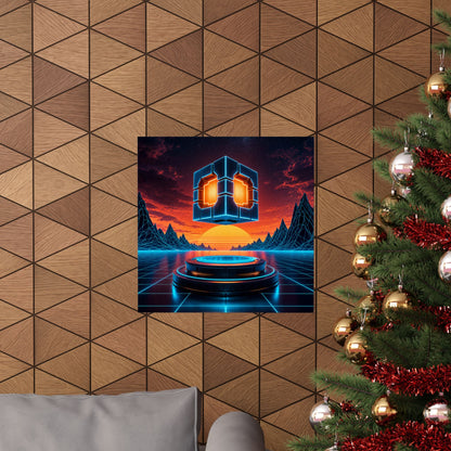 Retro Power-Up Floating - Gaming Culture Art Print (Matte Poster) - Moikas