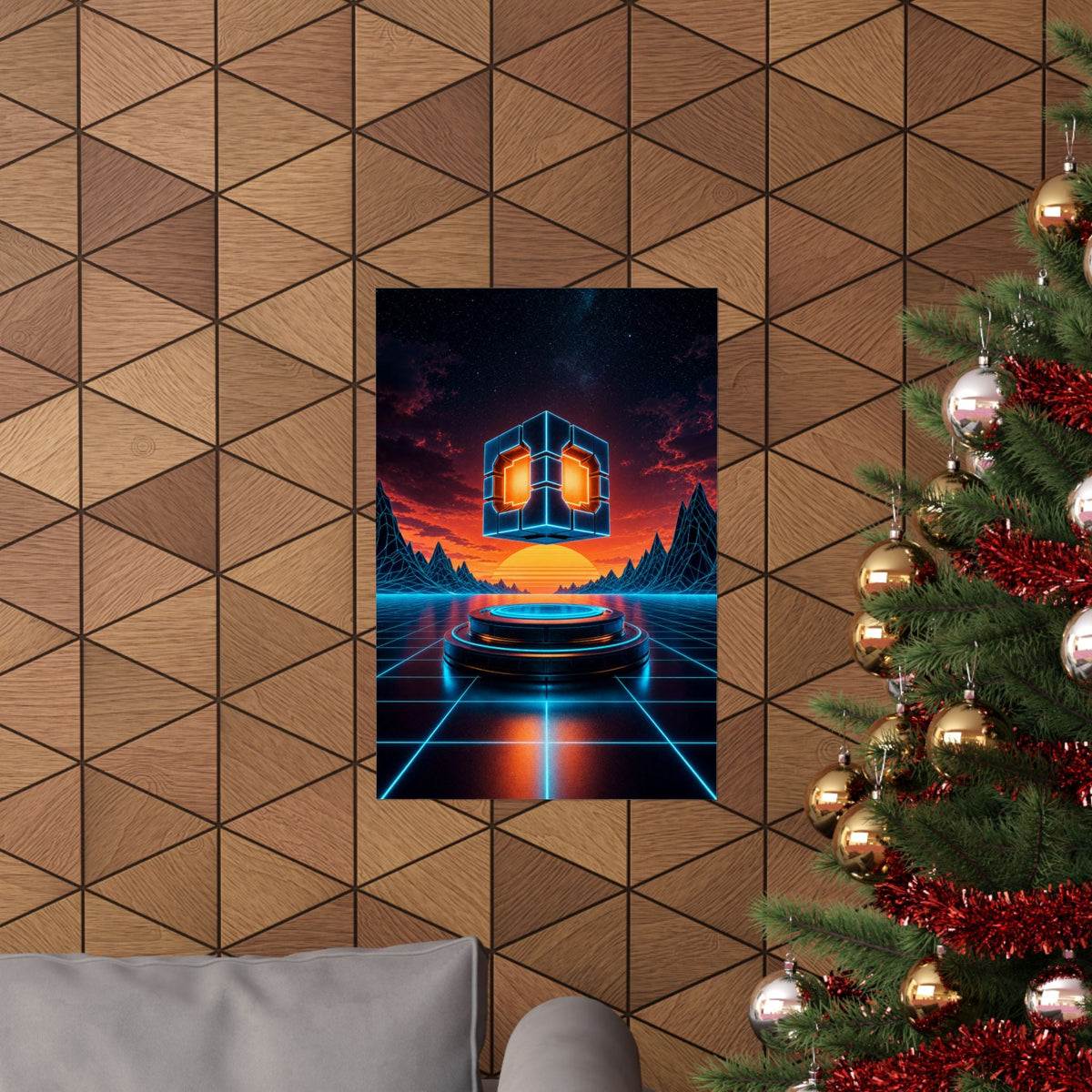 Retro Power-Up Floating - Gaming Culture Art Print (Matte Poster) - Moikas