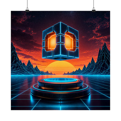 Retro Power-Up Floating - Gaming Culture Art Print (Matte Poster) - Moikas