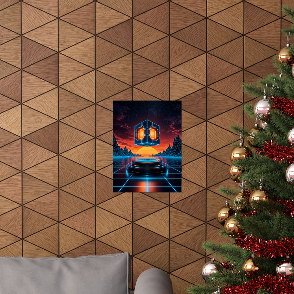 Retro Power-Up Floating - Gaming Culture Art Print (Matte Poster) - Moikas