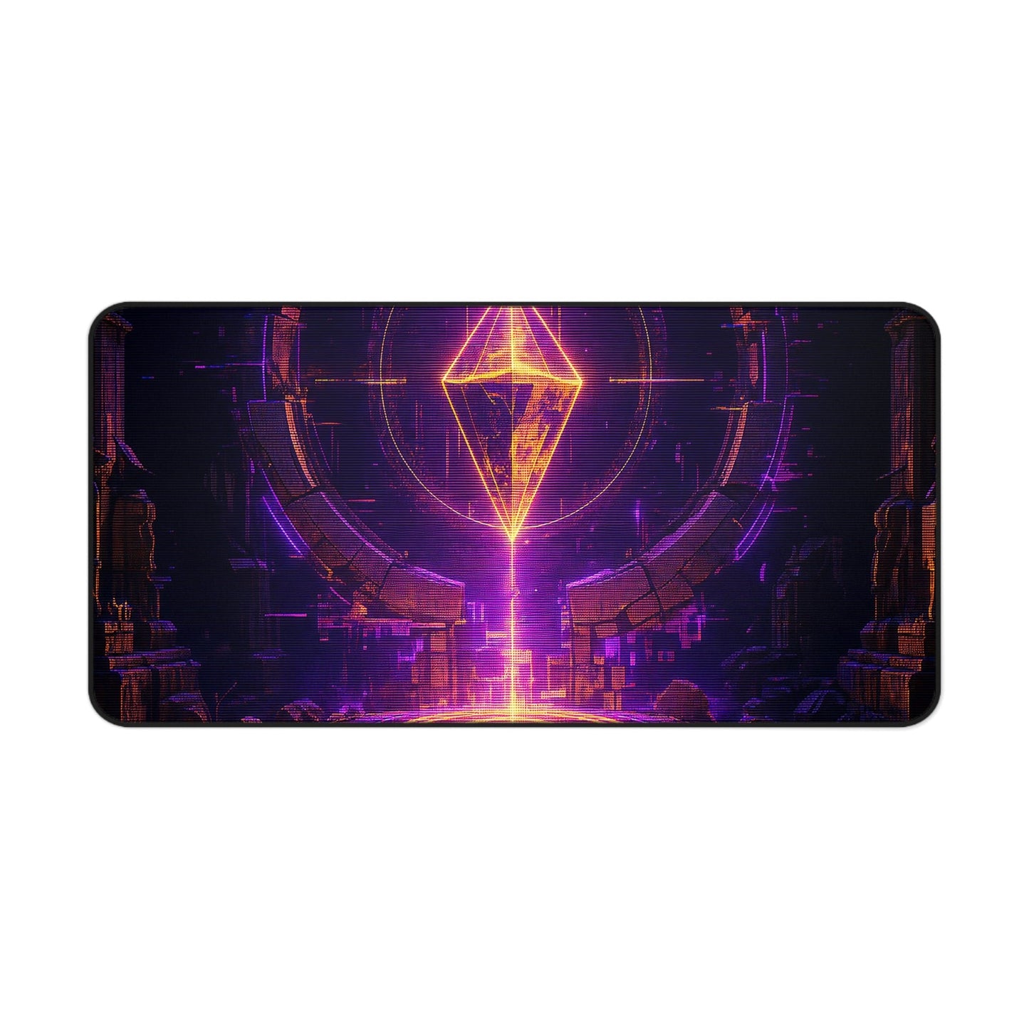 Save Point Glowing In Darkness - Gaming Culture Gaming Desk Mat - Moikas