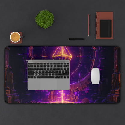 Save Point Glowing In Darkness - Gaming Culture Gaming Desk Mat - Moikas