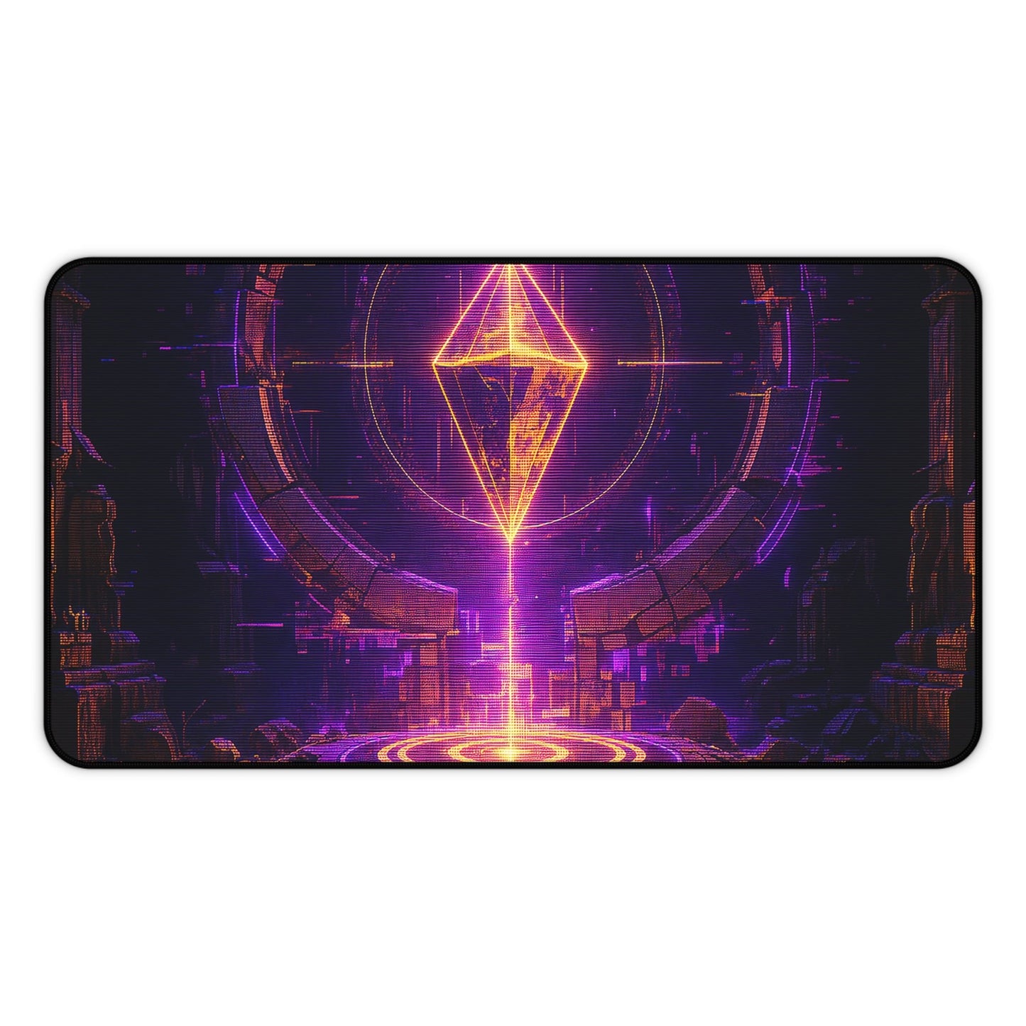 Save Point Glowing In Darkness - Gaming Culture Gaming Desk Mat - Moikas