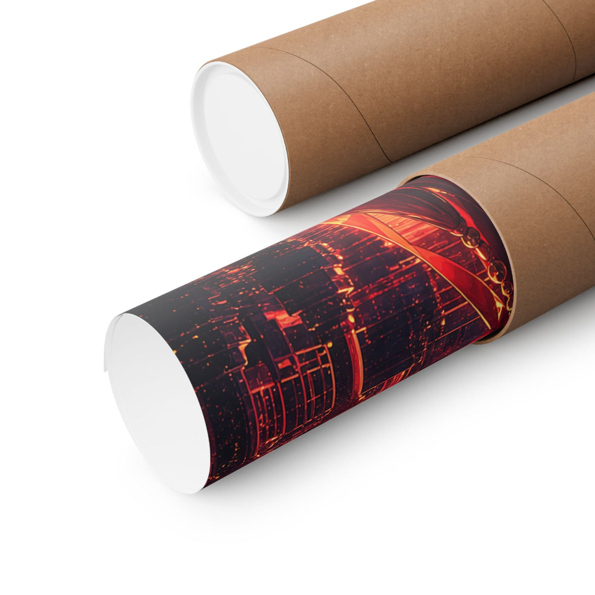 Shrine Maiden At Torii Gate - Anime Manga Art Print (Matte Poster) - Moikas