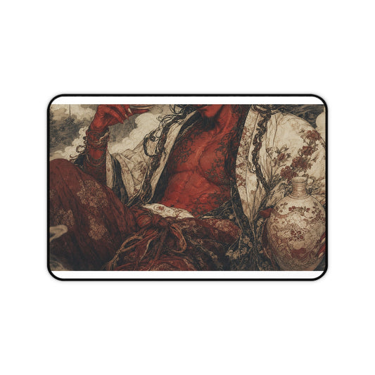 Shuten Doji Sake Demon - Japanese Mythology Gaming Desk Mat - Moikas
