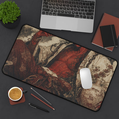 Shuten Doji Sake Demon - Japanese Mythology Gaming Desk Mat - Moikas