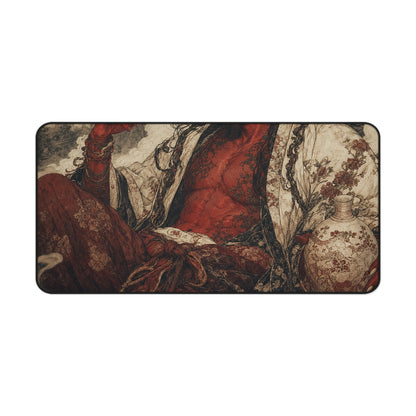 Shuten Doji Sake Demon - Japanese Mythology Gaming Desk Mat - Moikas