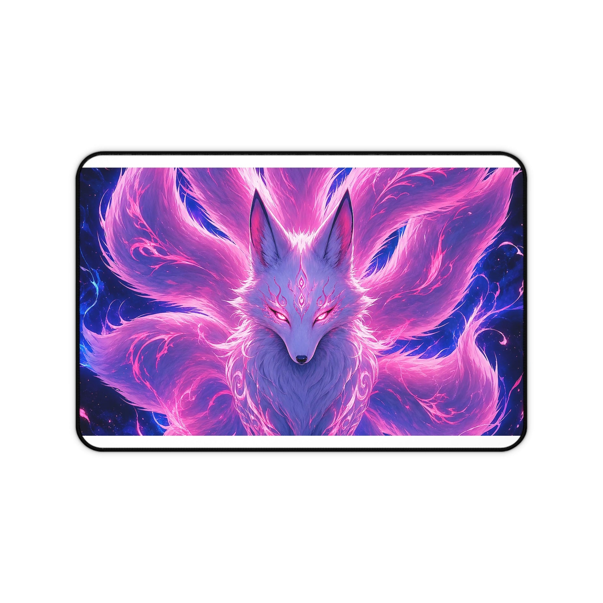 Spirit Fox With Nine Tails - Anime Manga Gaming Desk Mat - Moikas