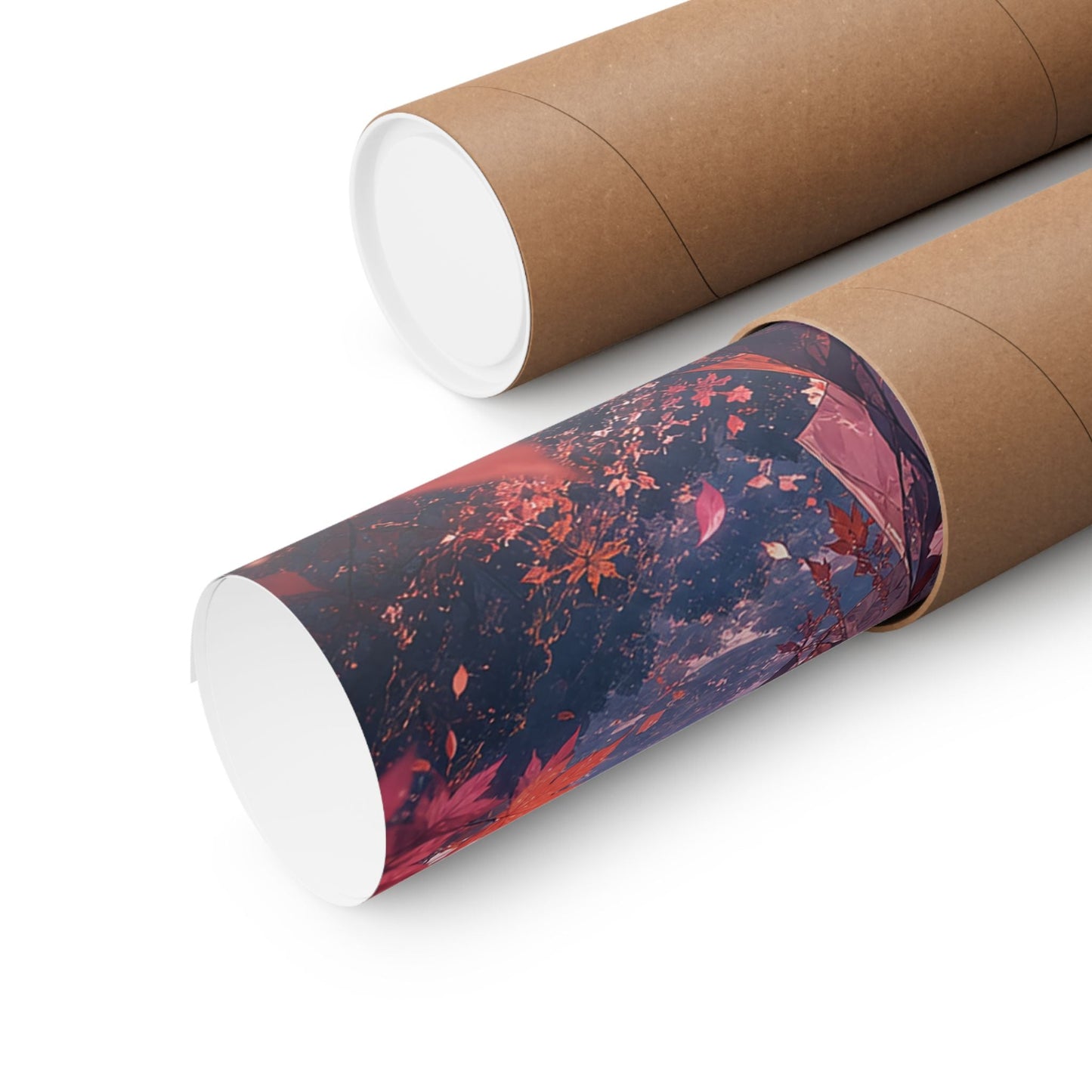 Spirit Of Autumn Leaves - Anime Manga Art Print (Matte Poster) - Moikas