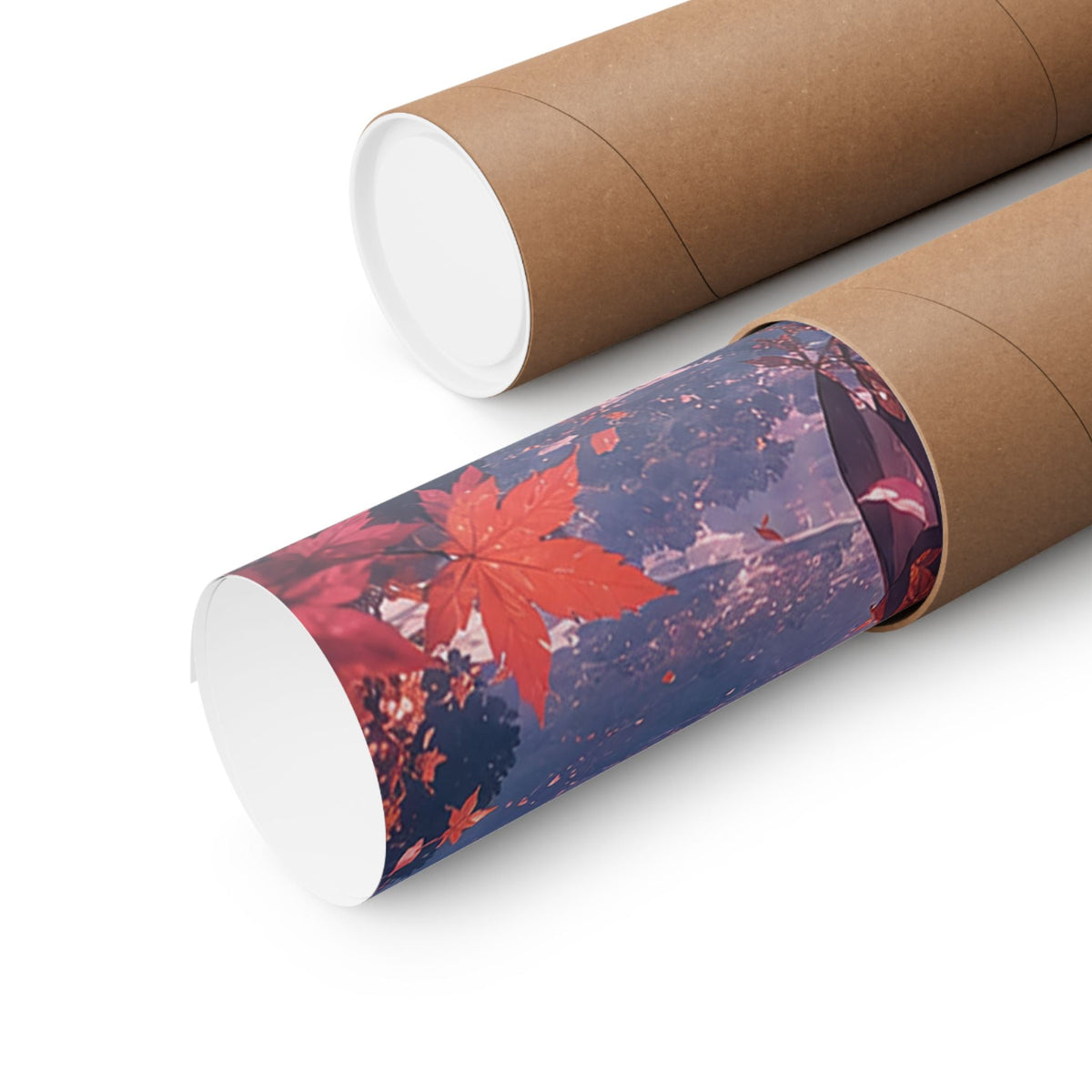 Spirit Of Autumn Leaves - Anime Manga Art Print (Matte Poster) - Moikas