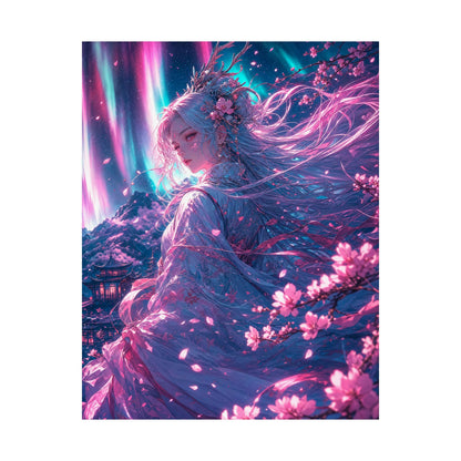 Spirit Of The Northern Lights - Anime Manga Art Print (Matte Poster) - Moikas