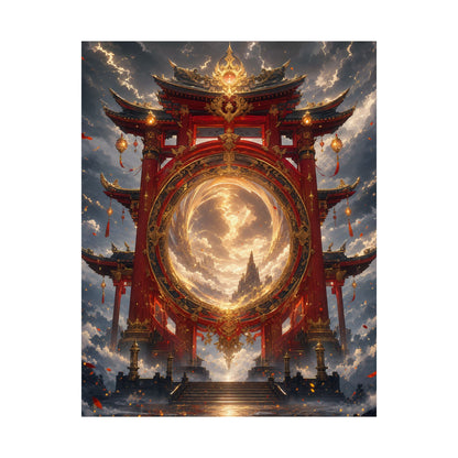 Spirit Realm Gateway - Anime Manga Art Print (Matte Poster) - Moikas