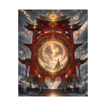 Spirit Realm Gateway - Anime Manga Art Print (Matte Poster) - Moikas