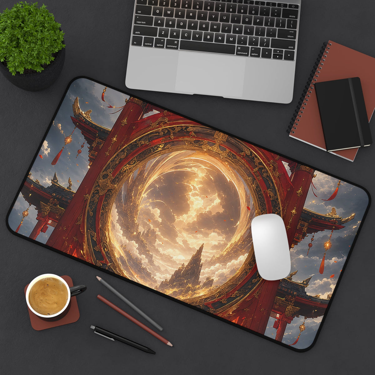 Spirit Realm Gateway - Anime Manga Gaming Desk Mat - Moikas