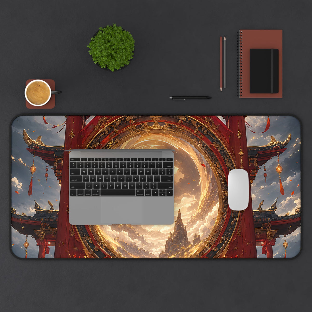 Spirit Realm Gateway - Anime Manga Gaming Desk Mat - Moikas