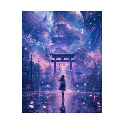 Spirit World Overlapping With Reality - Anime Manga Art Print (Matte Poster) - Moikas