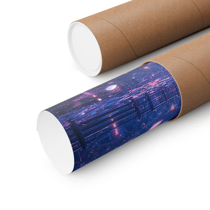 Spirit World Overlapping With Reality - Anime Manga Art Print (Matte Poster) - Moikas