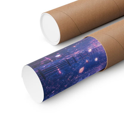 Spirit World Overlapping With Reality - Anime Manga Art Print (Matte Poster) - Moikas