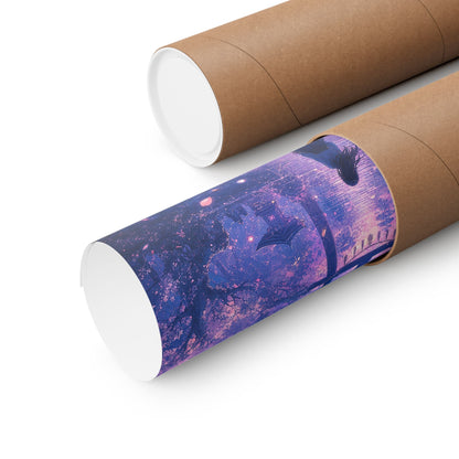 Spirit World Overlapping With Reality - Anime Manga Art Print (Matte Poster) - Moikas