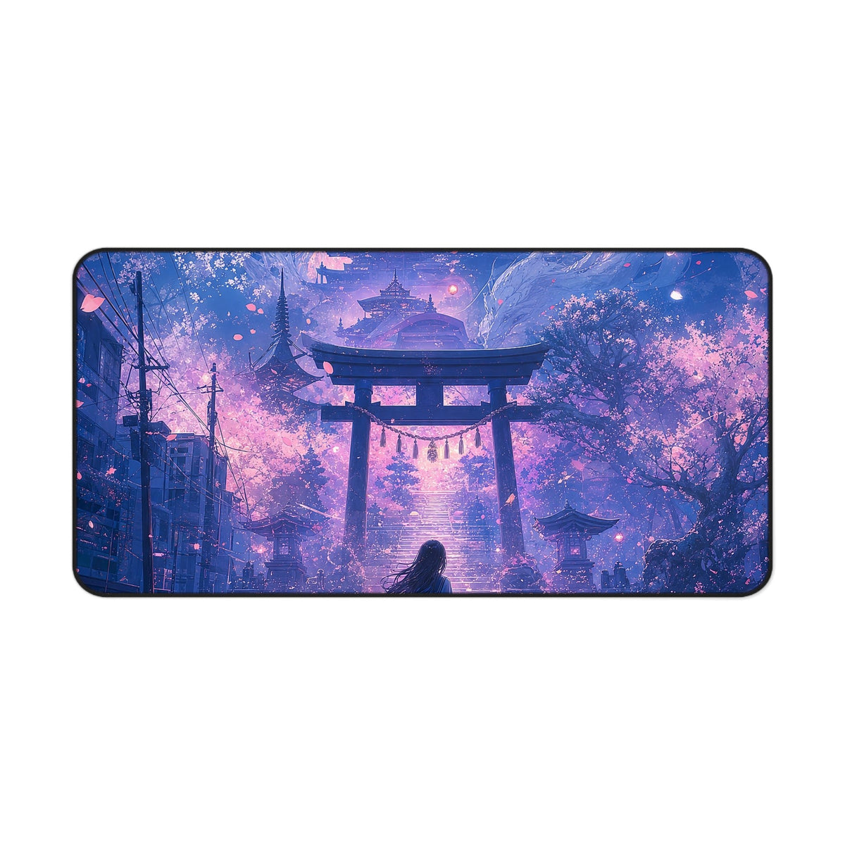 Spirit World Overlapping With Reality - Anime Manga Gaming Desk Mat - Moikas