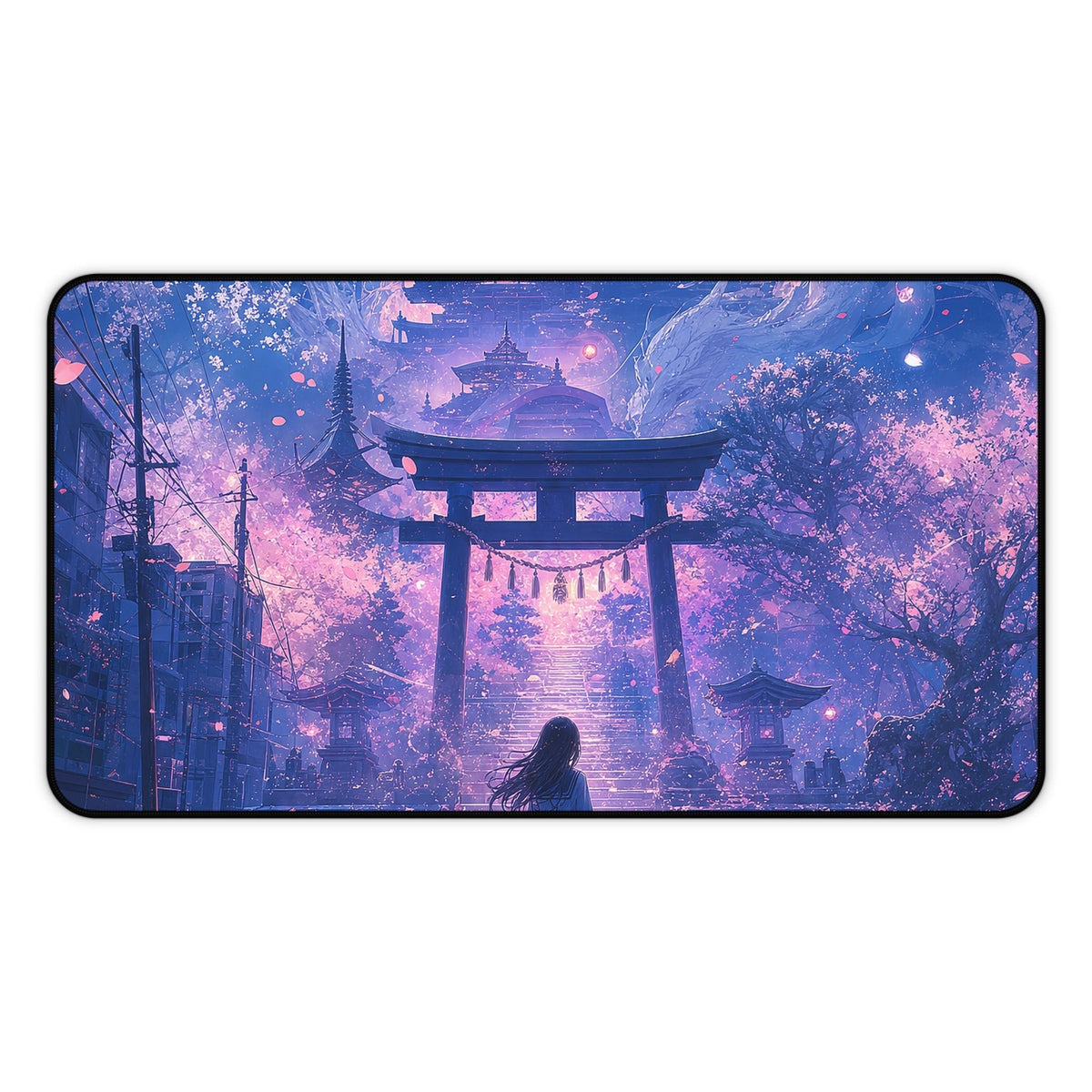Spirit World Overlapping With Reality - Anime Manga Gaming Desk Mat - Moikas