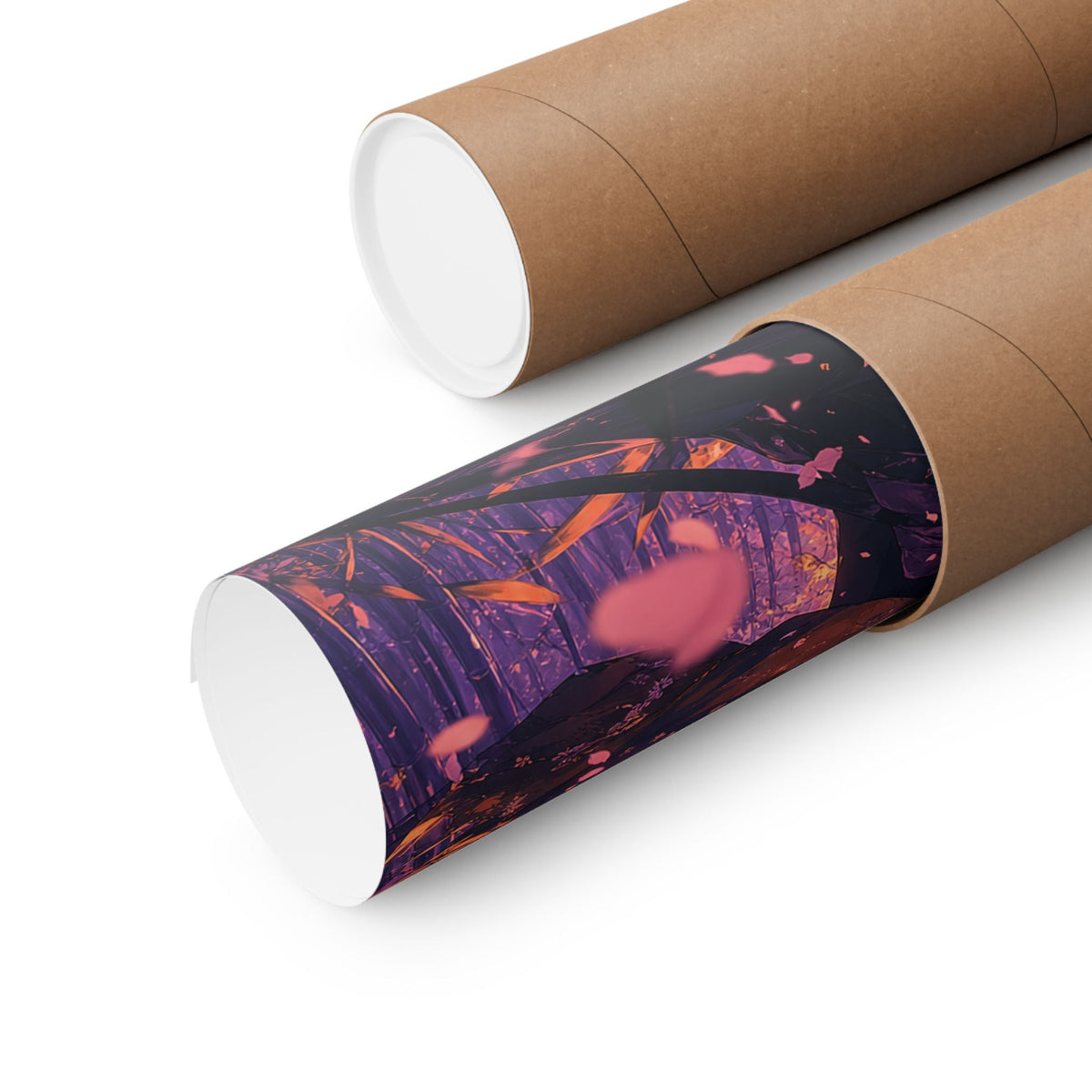Swordsmin Bamboo Grove - Anime Manga Art Print (Matte Poster) - Moikas