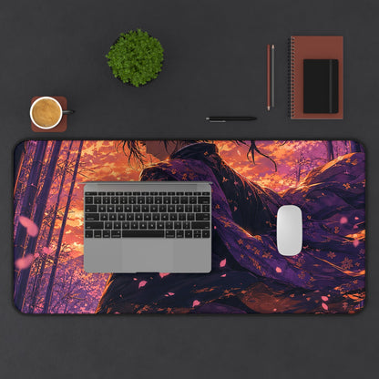 Swordsmin Bamboo Grove - Anime Manga Gaming Desk Mat - Moikas