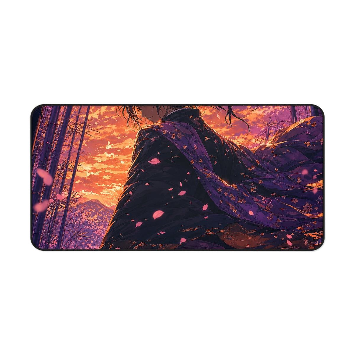 Swordsmin Bamboo Grove - Anime Manga Gaming Desk Mat - Moikas