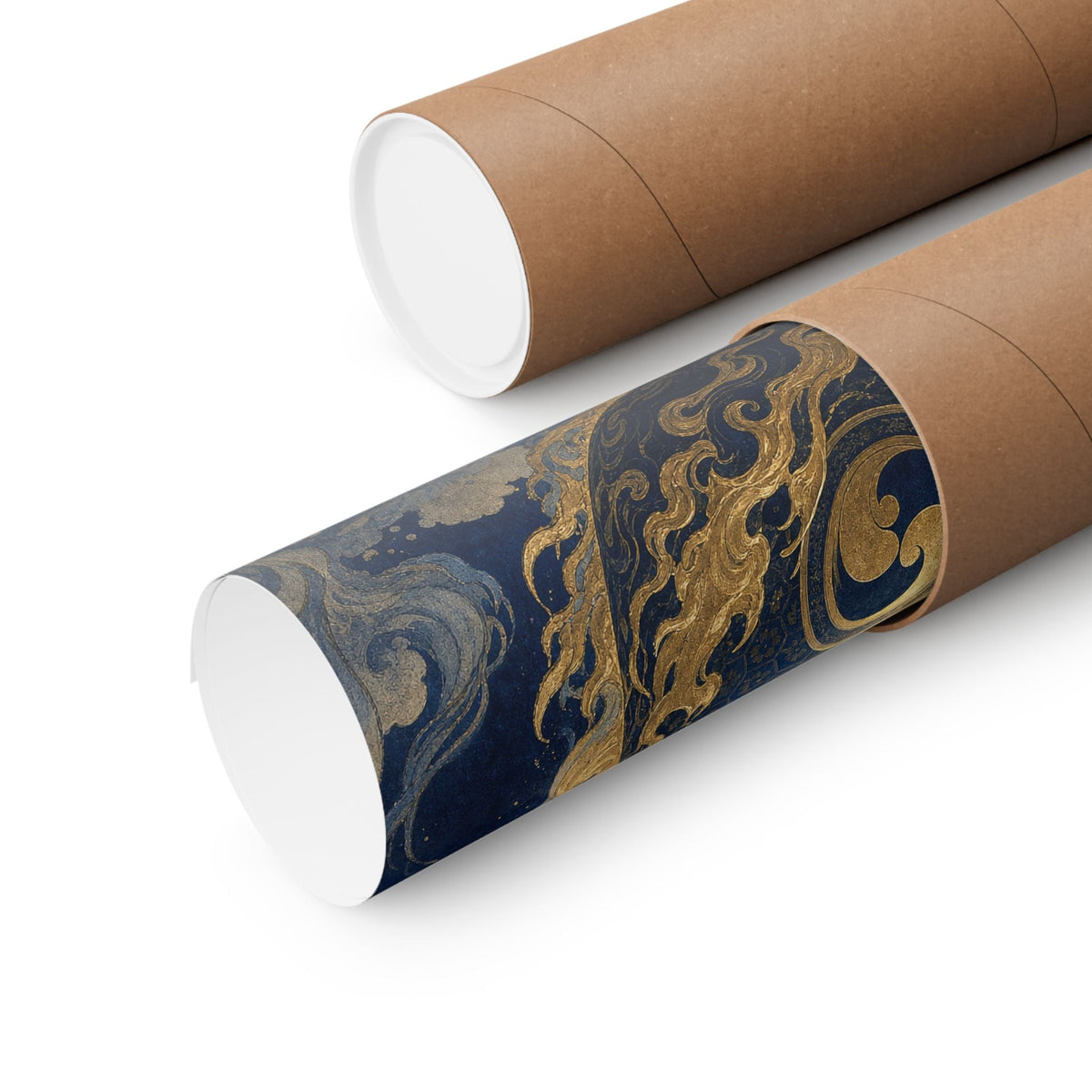 Tamfireball Floating - Japanese Mythology Art Print (Matte Poster) - Moikas