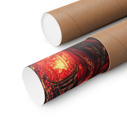 Tanuki In Forest - Anime Manga Art Print (Matte Poster) - Moikas