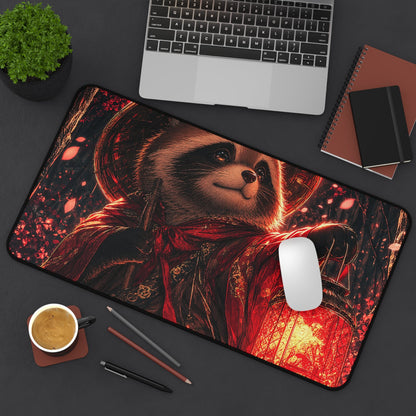 Tanuki In Forest - Anime Manga Gaming Desk Mat - Moikas