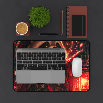 Tanuki In Forest - Anime Manga Gaming Desk Mat - Moikas