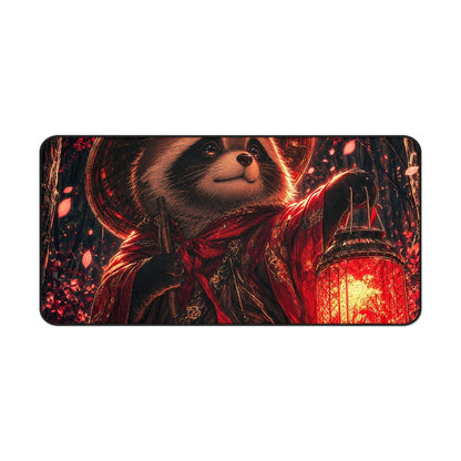 Tanuki In Forest - Anime Manga Gaming Desk Mat - Moikas