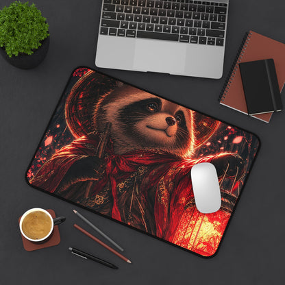 Tanuki In Forest - Anime Manga Gaming Desk Mat - Moikas