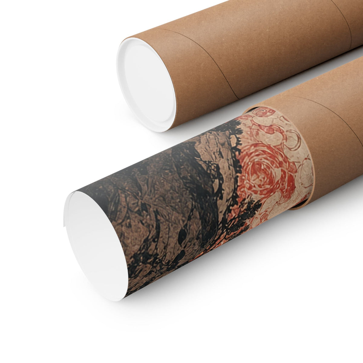 Tengu With Fon Mountain - Japanese Mythology Art Print (Matte Poster) - Moikas
