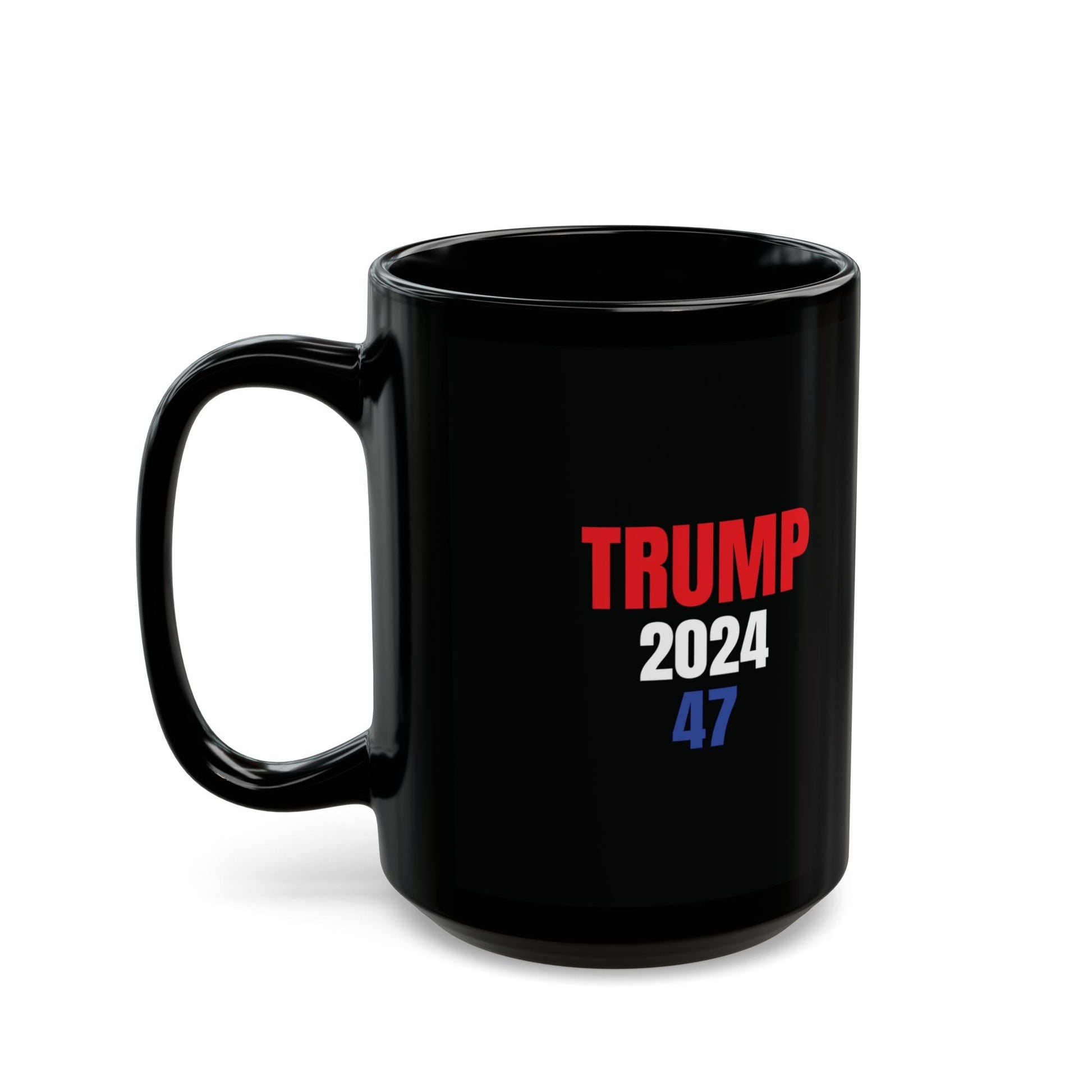 TRUMP 2024 Election Mug | Inspirational Cup, Video Game Coffee Cup, Office Or Election Gift | Black Coffee Mug (11/15oz) - Moikas