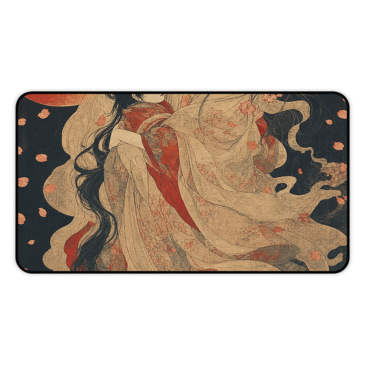Ubume Ghost Mother - Japanese Mythology Gaming Desk Mat - Moikas