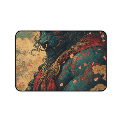 Ushi Oni Ox Demon - Japanese Mythology Gaming Desk Mat - Moikas