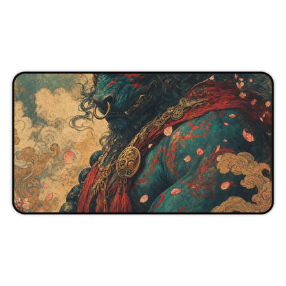 Ushi Oni Ox Demon - Japanese Mythology Gaming Desk Mat - Moikas