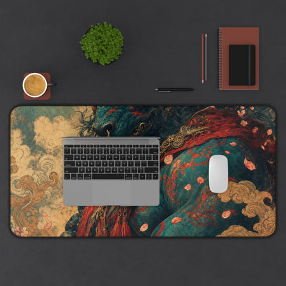Ushi Oni Ox Demon - Japanese Mythology Gaming Desk Mat - Moikas