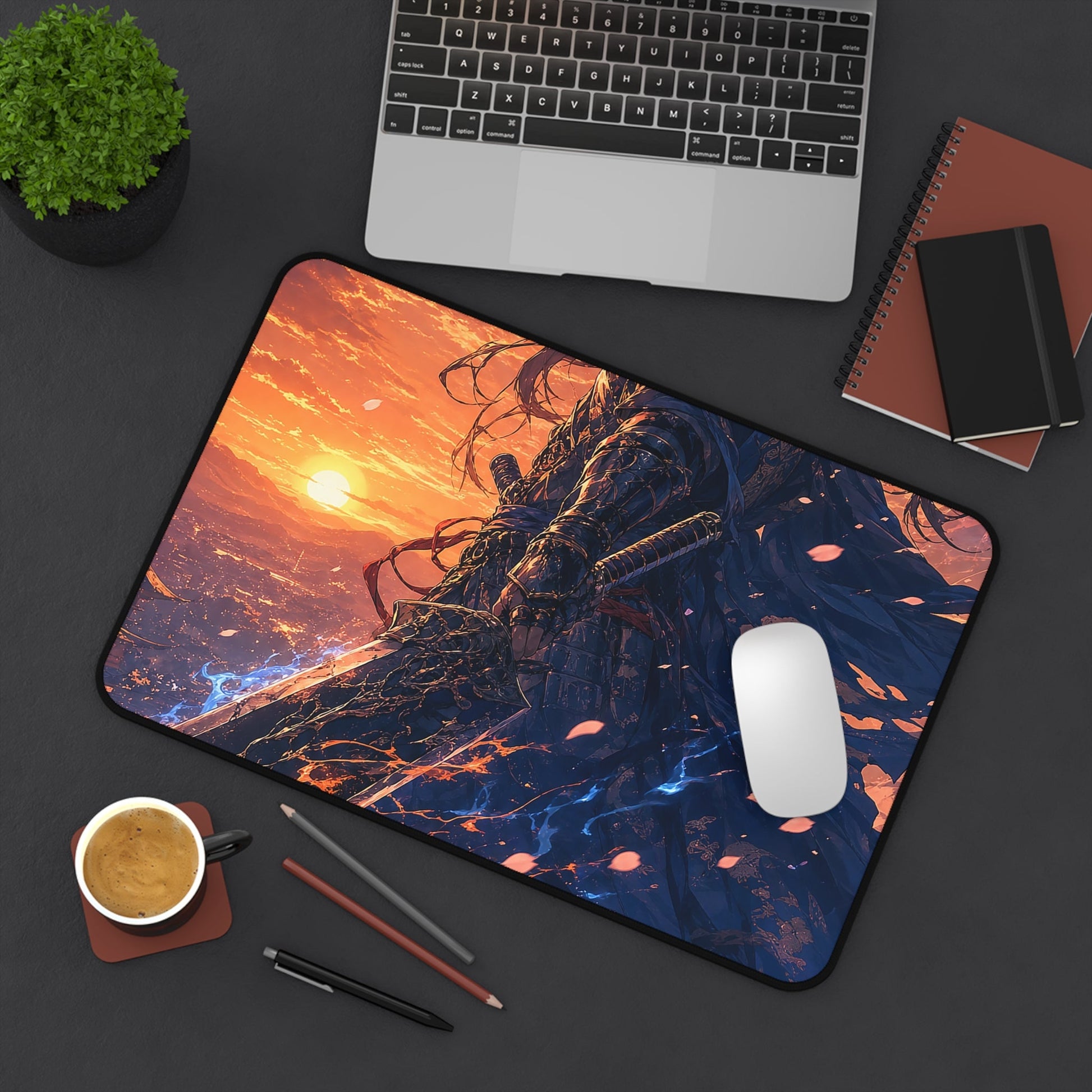 Warrior With Massive Sword - Anime Manga Gaming Desk Mat - Moikas