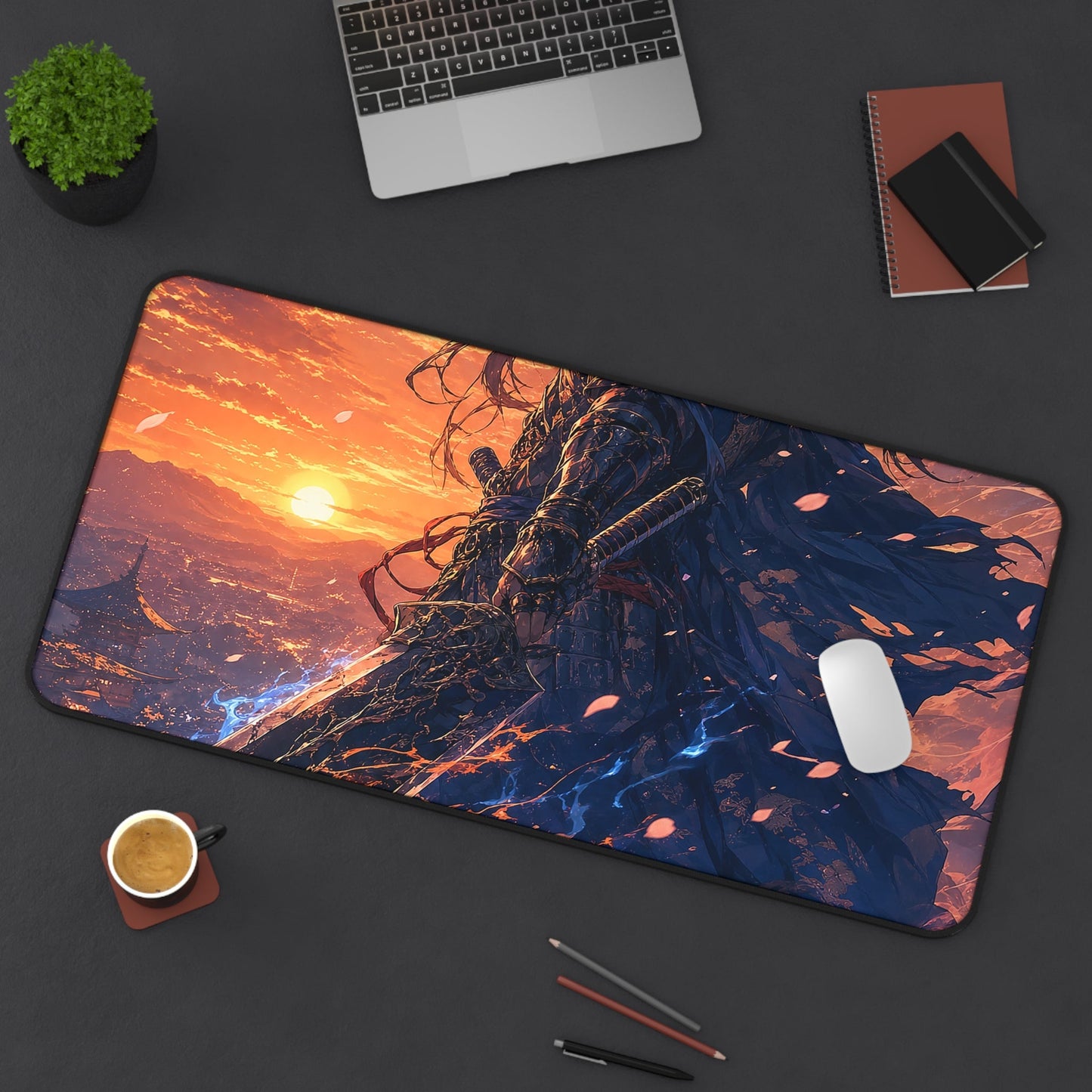 Warrior With Massive Sword - Anime Manga Gaming Desk Mat - Moikas
