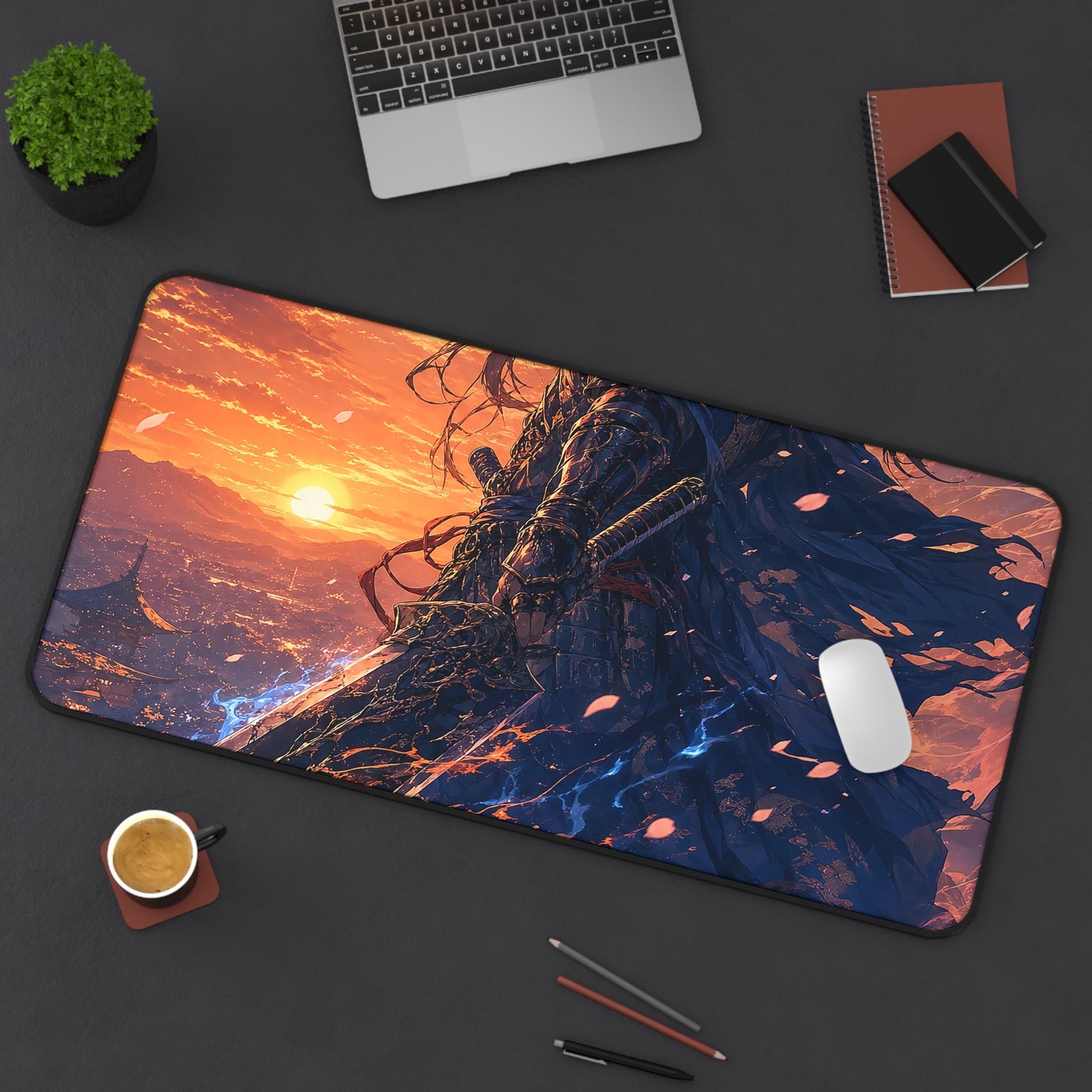 Warrior With Massive Sword - Anime Manga Gaming Desk Mat - Moikas