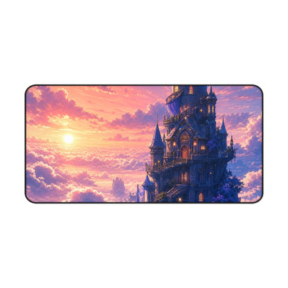 Wizard Tower In The Clouds - Anime Manga Gaming Desk Mat - Moikas