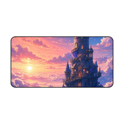 Wizard Tower In The Clouds - Anime Manga Gaming Desk Mat - Moikas