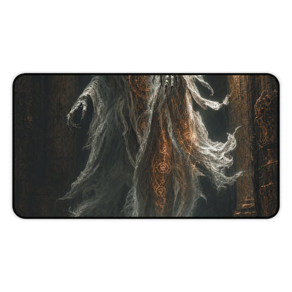 Wraith Floating Through Dungeon - Dark Fantasy Gaming Desk Mat - Moikas